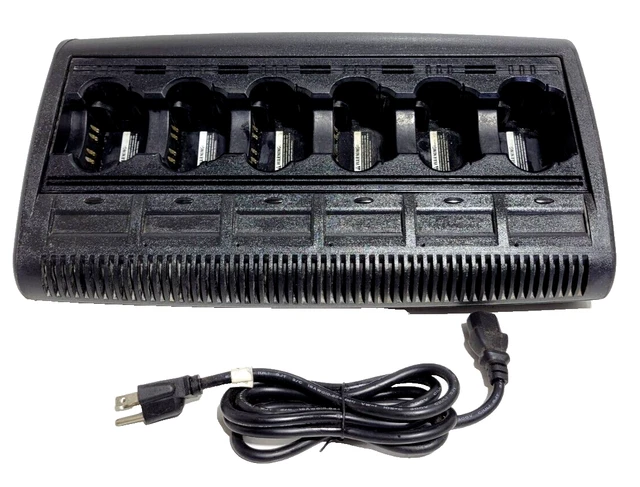 Motorola WPLN4121BR Six Slot Multi Unit Charger XTS1500, XTS2500, XTS3500, XTS50
