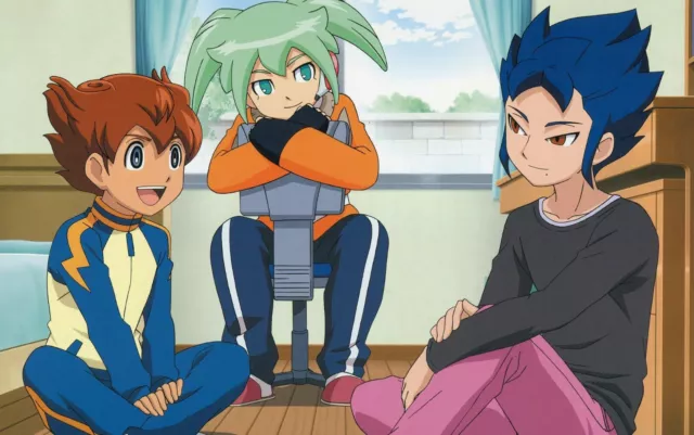 big card promo Inazuma Eleven Go anime Tsurugi Kyousuke Kirino Ranmaru  Kariya