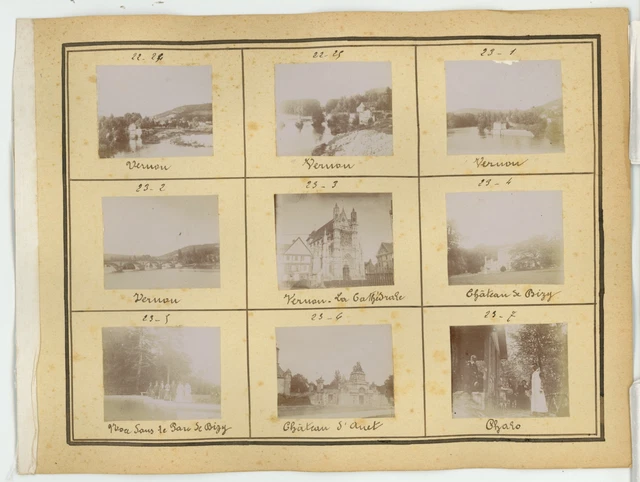 France, Vernon (le château) , Anet (le château), Chalo-Saint-Mars, diverses vues