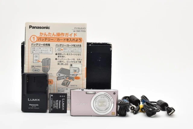 LUMIXFX33ピンク　動作確認済 美品】Panasonic LUMIX DMC-FX33 カクテルピンク③ - メルカリ