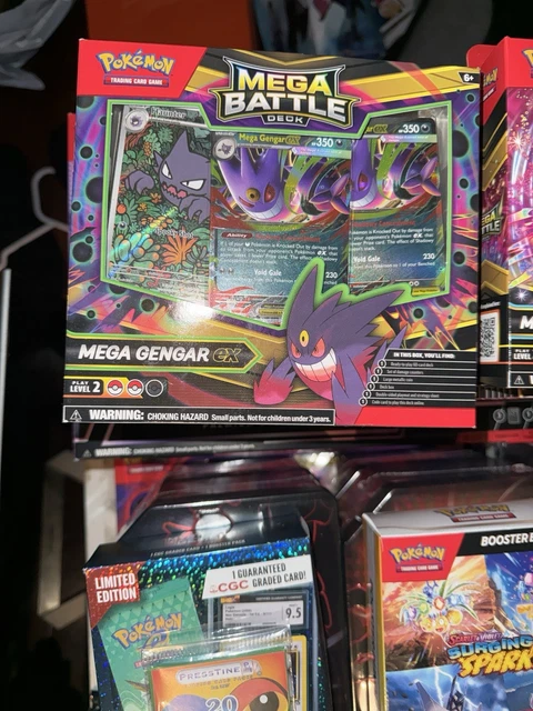 Pokemon TCG Mega Battle Deck Mega Gengar EX, Factory Sealed, Promo Box
