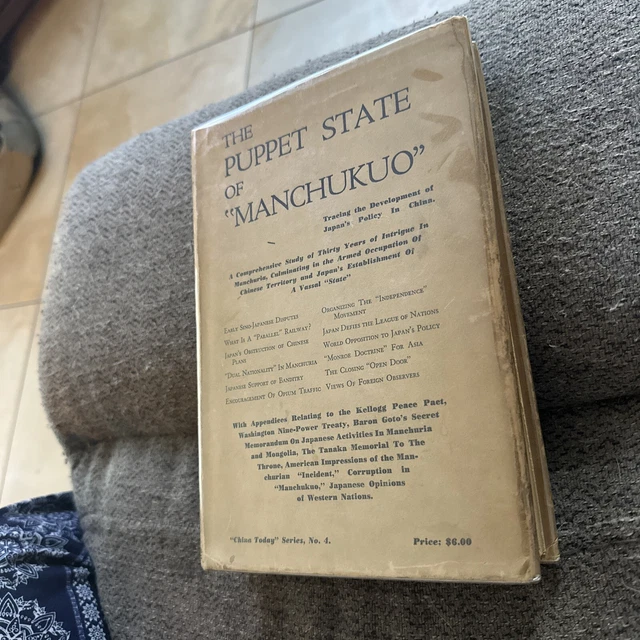 THE PUPPET STATE of "Manchukuo" 1935 £155.26 PicClick UK