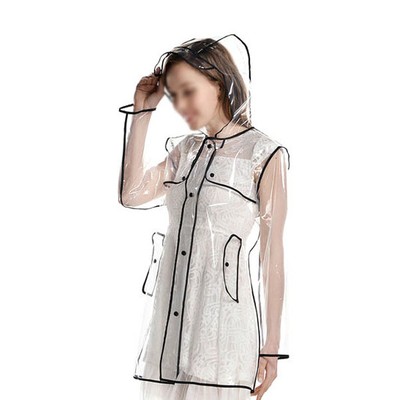 black festival raincoat