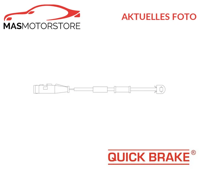 WARNKONTAKTKABEL VERSCHLEIßWARNKONTAKT QUICK BRAKE WS0255A P FÜR VAUXHALL