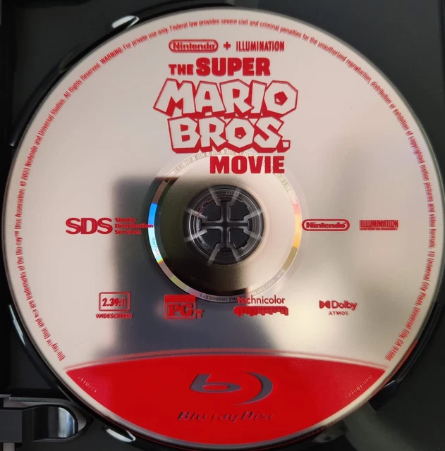 THE SUPER MARIO Bros Movie (Bluray Disk Only) 2023 £9.52 PicClick UK