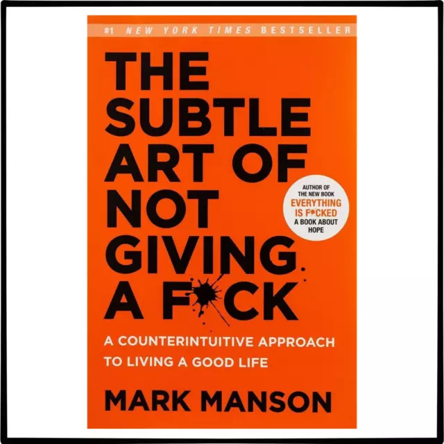 The Subtle Art of Not Giving a F*ck BRANDNEW PAPERBACK BOOK 2