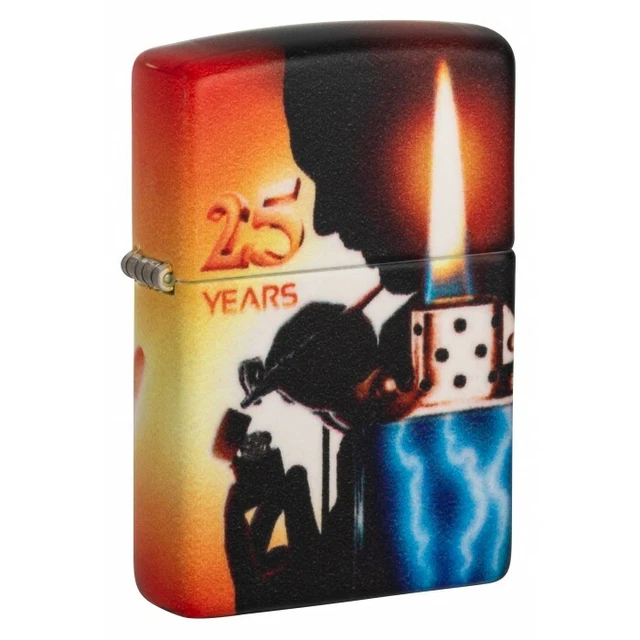 ZP3   Zippo Lighter: Claudio Mazzi 25th Anniversary  540 Matte 49700