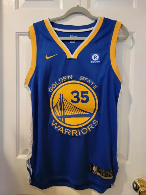 Nike Mens Golden State Warriors KD Kevin Durant Jersey 863022-496 Size S M  L XL