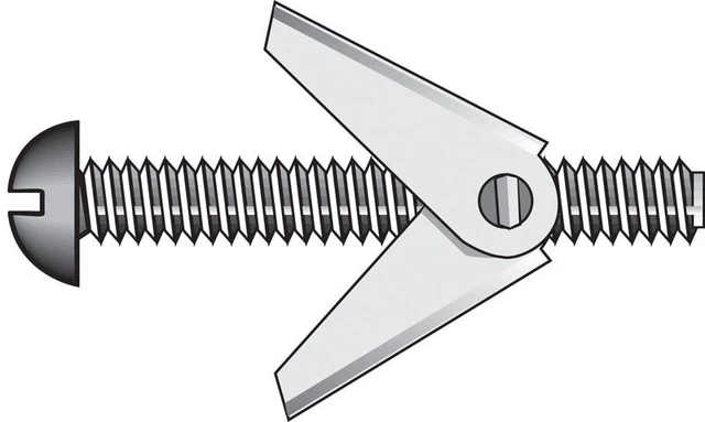 Hillman Fas-N- Tite 1/4 in.   D X 5 in.   L Round Steel Toggle Bolt 50 pk