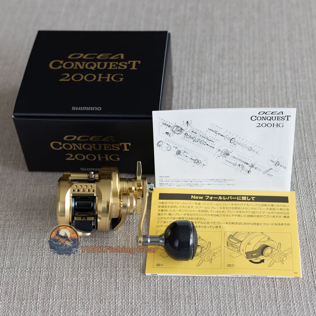 SHIMANO 15 OCEA CONQUEST 200PG Right Bait Casting Reel with