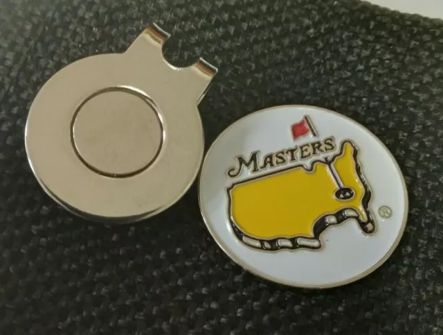 25mm diameter Masters golf ball marker free Magnetic hat clip