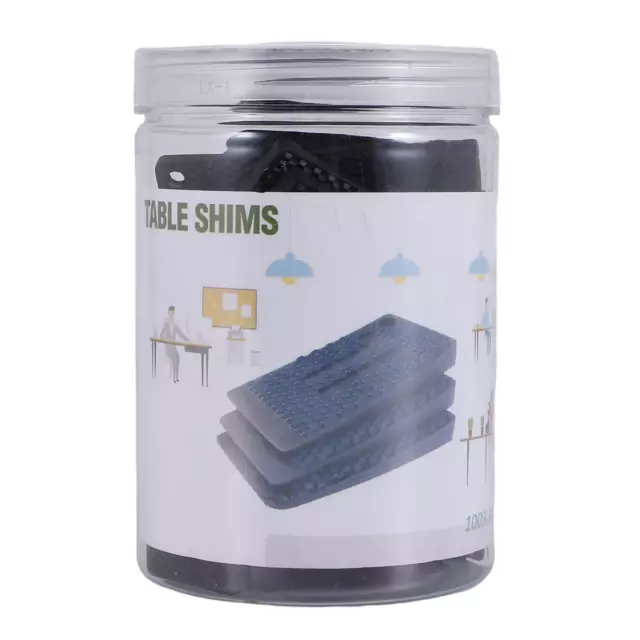 Plastic Shims for Leveling - 36 Piece Jar, Strong and Durable Table Wedges,8216