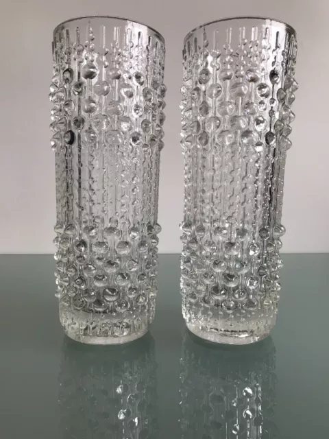 Frantisek Peceny Hermanova Hut Sklo Union Glass Vase 1970s Czech Bohemia Vintage