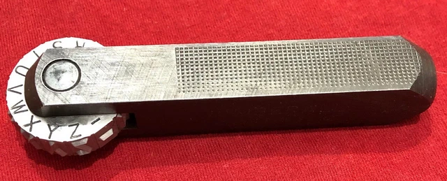 Numberall ROTARY STAMP N-Z,  Metal 5/16" (0.31") Punch RS-516-NZ or RS-14F-NZ