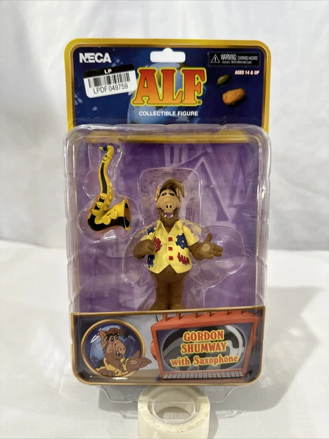 NEW NECA ALF Gordon Shumway with Saxophone Action Figure (MH10A)