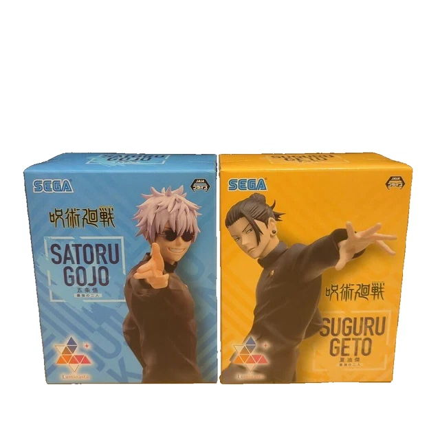 Lot De 2 Figurines Anime Gojo Satoru Et Geto Suguru Look Up - 10 Cm En PVC - Mignonnes Et Détaillées - 8