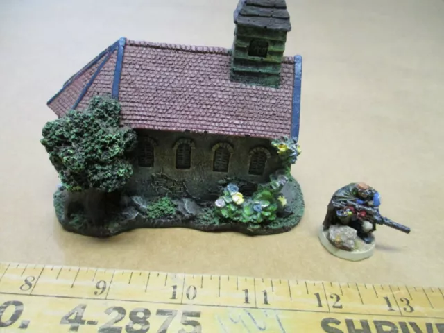 Custom Tabletop Wargaming Necromunda WH40K D&D WHFB Terrain Scenery Church Inn 3