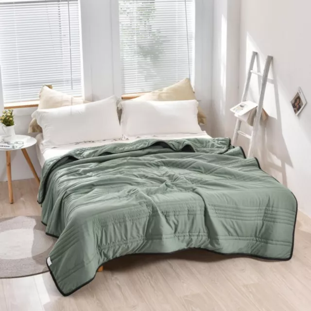 Washed Cotton Summer Air Conditioning Thin Quilt Single Core Kid Adults 1*1.5m