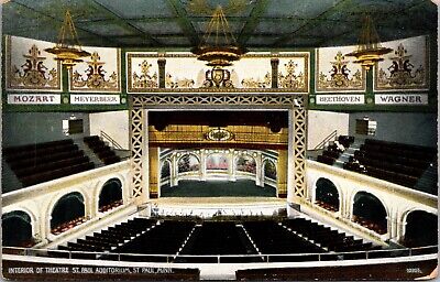 Postcard Interior of Theatre St. Paul Auditorium in St. Paul, Minnesota~959
