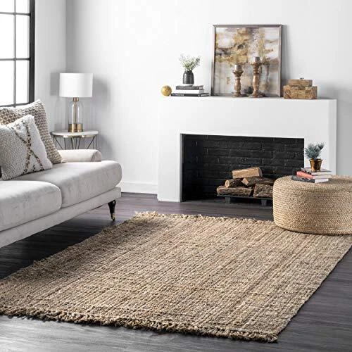 nuLOOM Daniela Farmhouse Chunky Jute Accent Rug 2' x 3' Natural