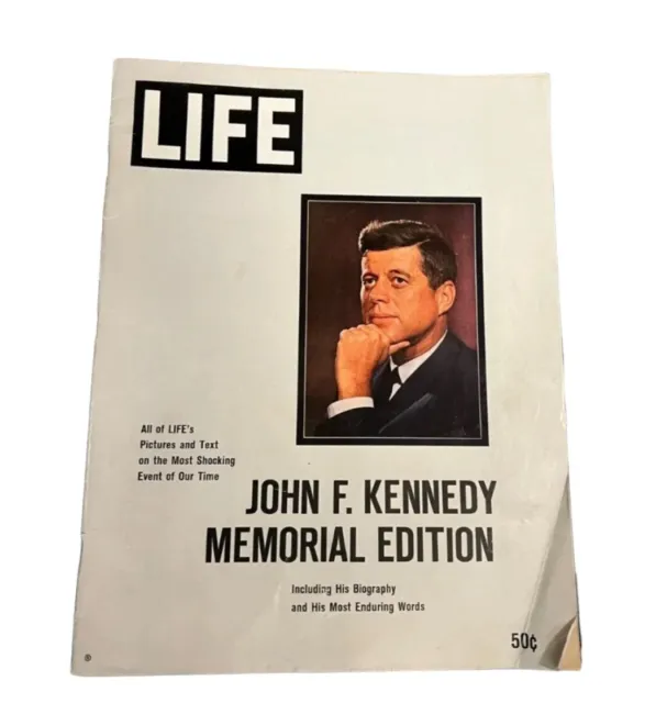 Life Magazine John F Kennedy Memorial Edition 1963 Vintage