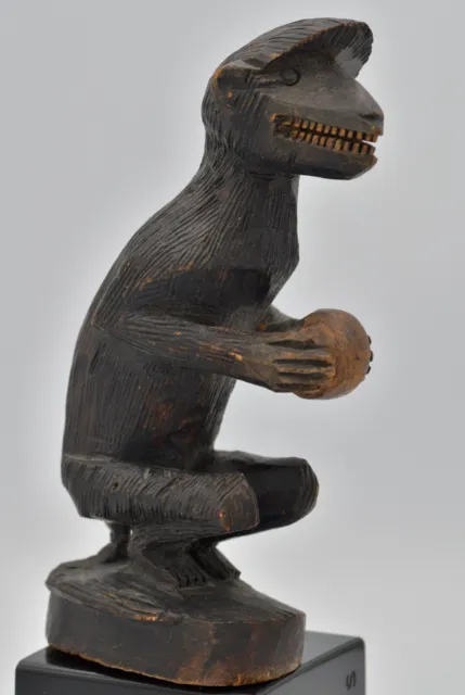 Antique Carved Boule Monkey