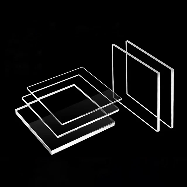 CLEAR PERSPEX ACRYLIC Sheet Plastic Material Panel Cut to Size 【1-10mm