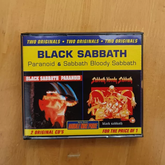 BLACK SABBATH - Paranoid / Sabbath Bloody Sabbath [2 x CD Fatbox] 1995 AUSTRALIA