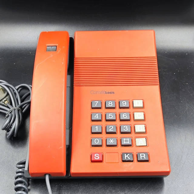 Ancien téléphone fixe vintage France Télécom modèle Chorus beige