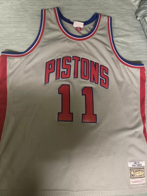 Isiah Thomas #11 Mitchell Ness Medium NBA 75th Detroit Pistons Swingman  Jersey