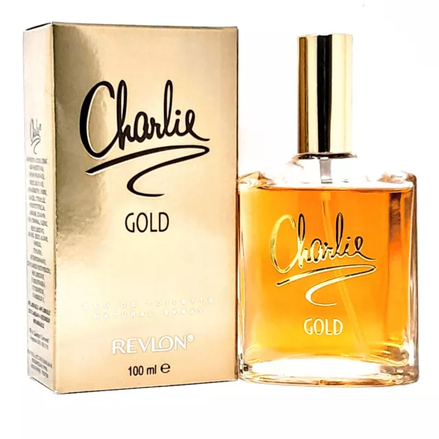 Revlon Charlie Gold Women's Perfume EDT 3.4 oz - New Box Edition