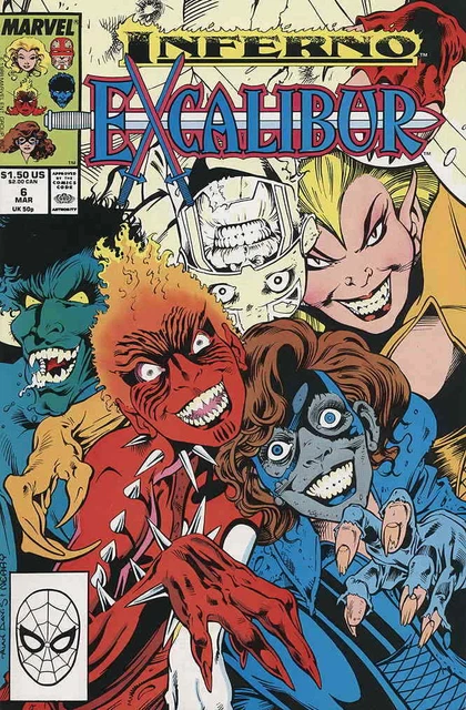 Excalibur #6 VF; Marvel | Chris Claremont X-Men Inferno - we combine shipping