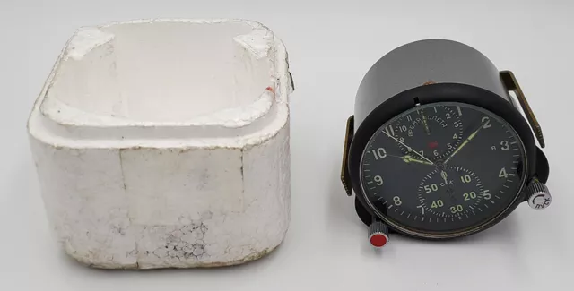 AChS-1 Russian Soviet USSR Military AirForce Aircraft Cockpit Clock #93792