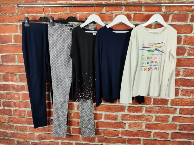 Pacchetto Maglietta Bambina Età 10-11 Anni Gap Next Ecc Set Pantaloni Maniche Lunghe 146Cm