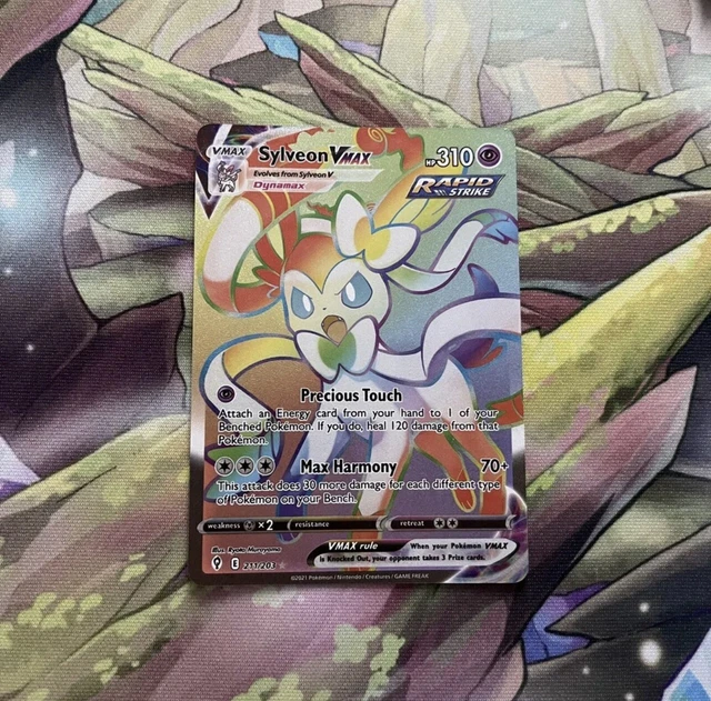 Pokemon TCG | Sylveon VMAX 211/203 | Rainbow Secret Rare | Evolving Skies | NM