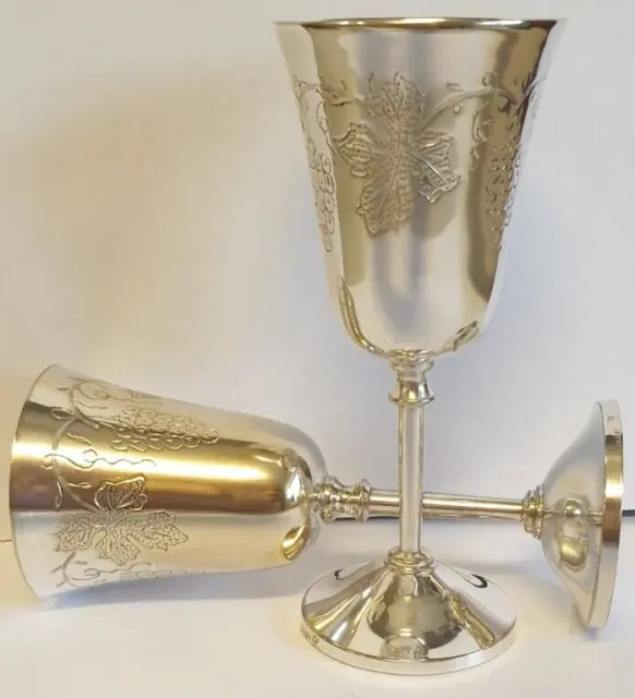 Silver wine glass / goblet