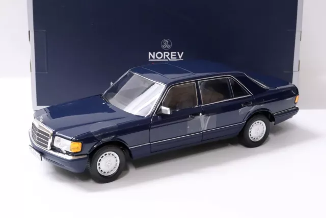 1:18 NOREV Mercedes 560 Sel W126 Limousine 1991 Dark Blue