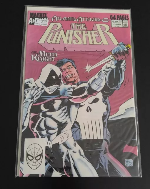 The Punisher Annual #2 (1989) Moon Knight Atlantis Attacks