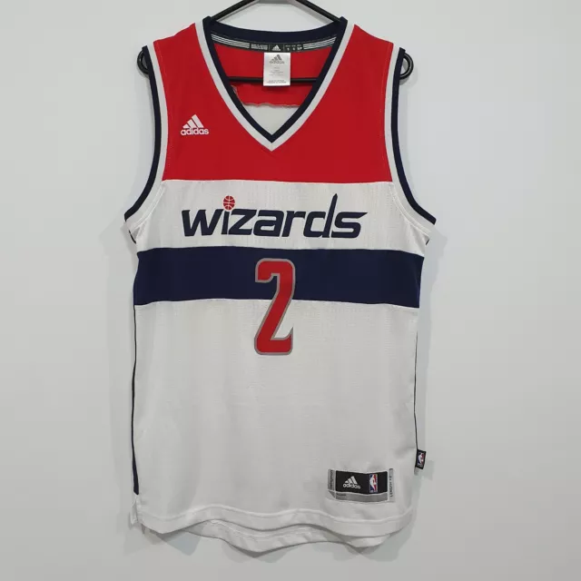 Adidas NBA Washington Wizards John Wall Swingman Jersey Size Small runs bigger