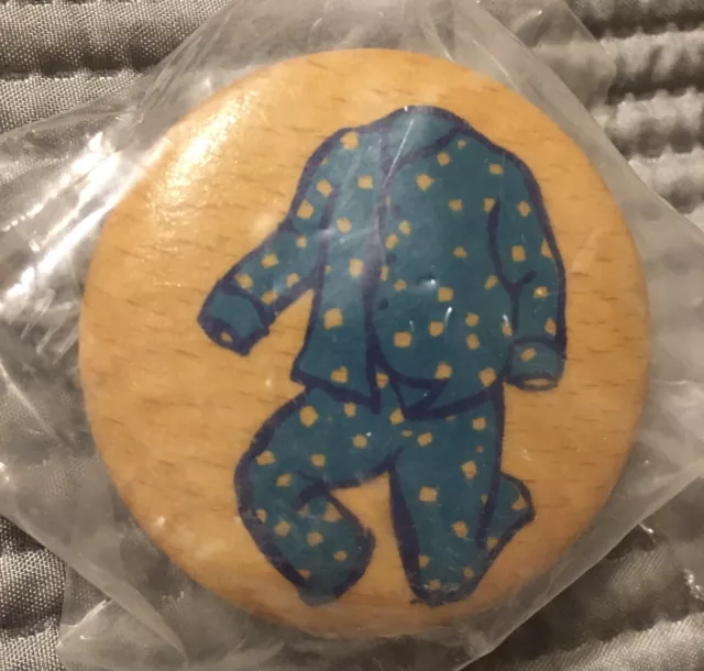 Boys Blue Pajamas Wooden Organizational Dresser Drawer Knob 2” Round