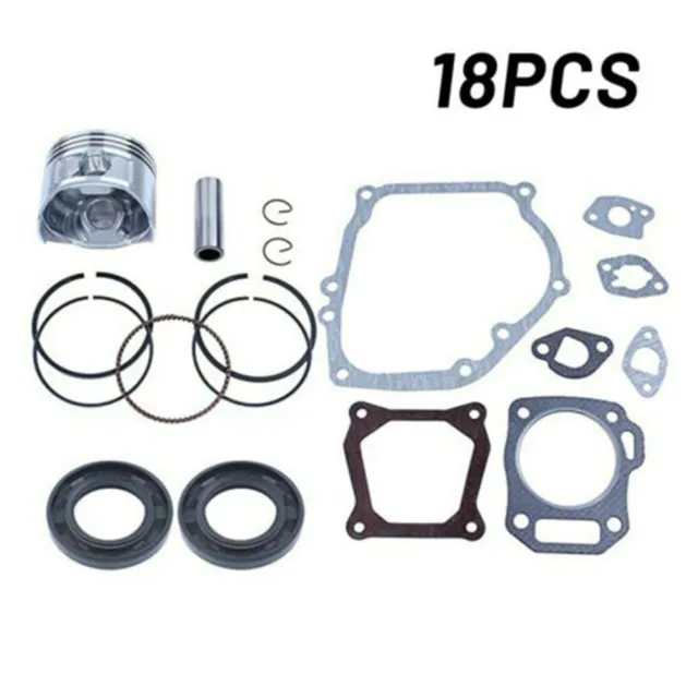 For Honda GX160/200,168F Piston Ring Gasket Oil Seal Rebuild Kit Engine Motor