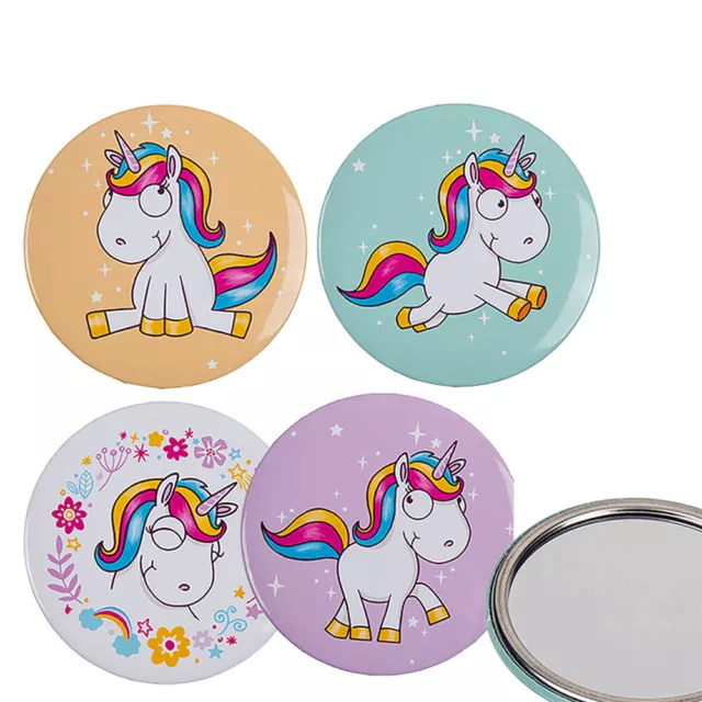 Taschenspiegel Einhorn Unicorn Handspiegel Kosmetikspiegel Kinder Mädchen