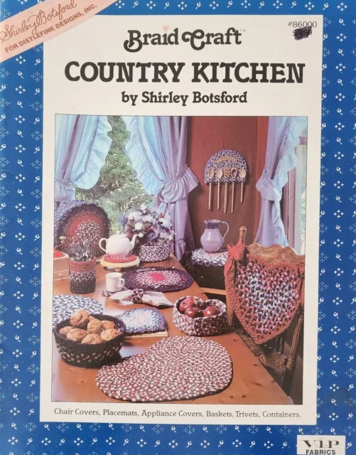 Country Kitchen Fabric Rag Rugs Patterns By Braid Craft b2