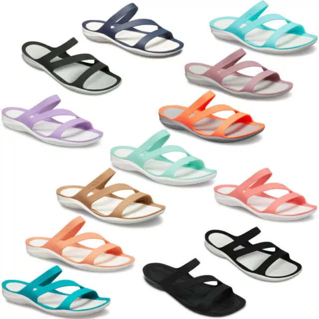 Womens Swiftwater Sandals Ladies Summer Beach Shoes Flip Slip Ons Size HOT