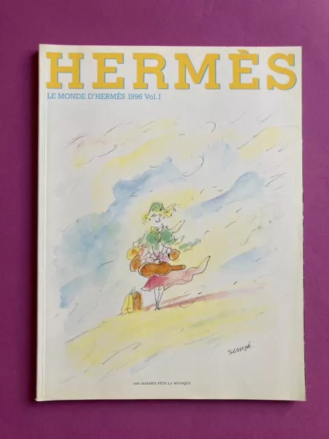 Le monde d' Hermes n°28 printemps été 1996 spring collection magazine revue