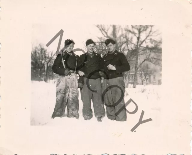 Photo - Soldiers Kameraden Der Tank Troops IN Uniform X79