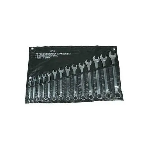 GF3062 Silverline Trousse de 14 clés mixtes 8 - 24 mm