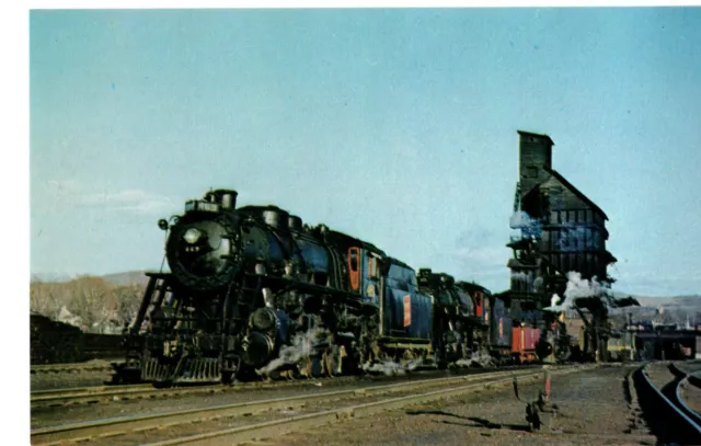 Central VT 469 Train at St. Albans, VT, May 1956 Postcard