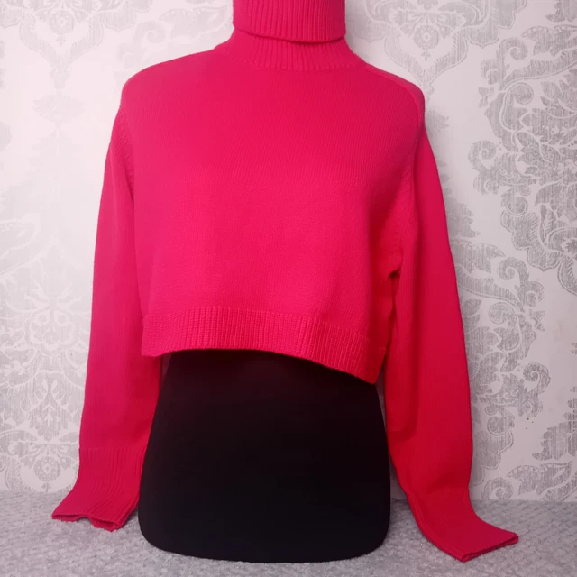 ZARA NEW F W 2018. Neon Pink Oversized Sweater. Ref 6873 127. 49.95 PicClick UK