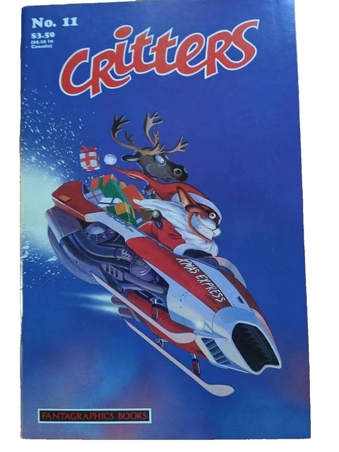Critters #11 Fantagraphics Comics Christmas Issue